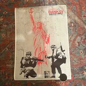 Banksy Genius Or Vandal An Unauthorized Exhibition Poster Liberty - LA Exhibit